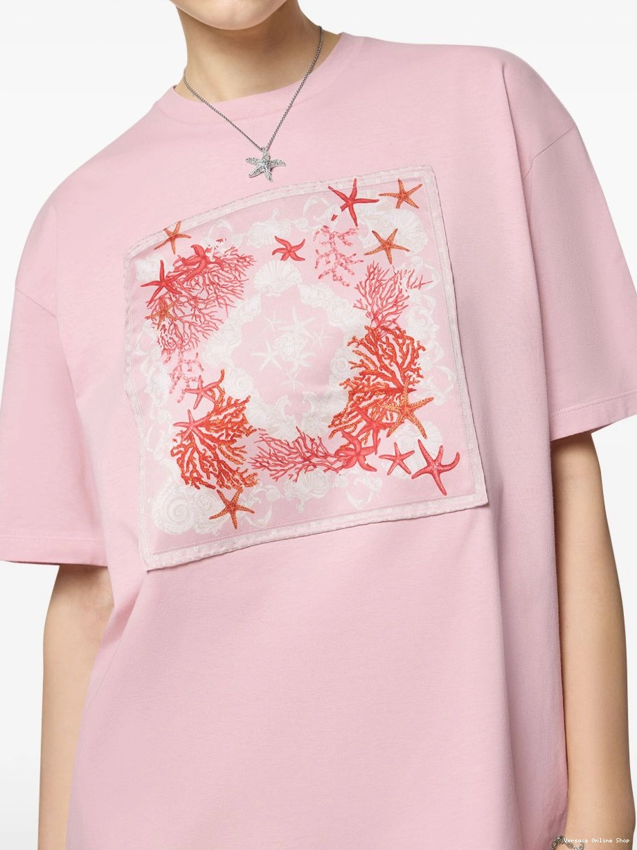 Affordable Women T-shirt Barocco Sea Versace 0808